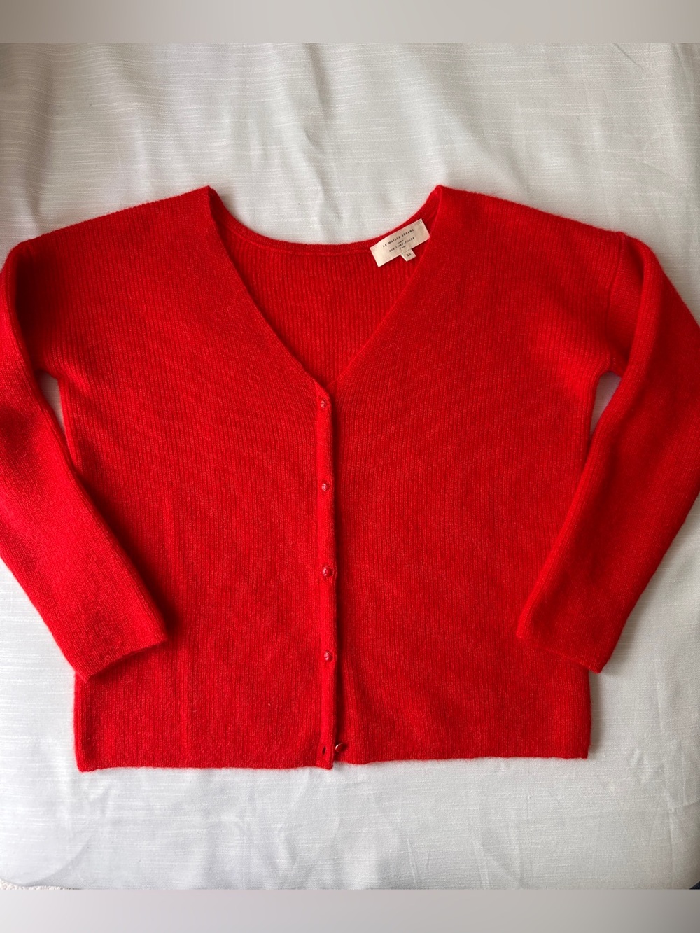 Women’s Red Sezane Barry Cardigan Extra Soft Mohair Alpaca, Size XS NWOT